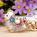 Jeweled Zodiac and Auspicious Charm Keychains in Thirty Options view 10
