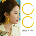 Fresh Floral Artificial Crystal Tassel Drop Earrings With Silver Needle Sweet Light Luxury Style view 2