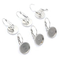 6-12mm Thickened 304 Stainless Steel French Hook Ear Wire Bases For DIY Earring Findings Earrings view 2
