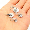6-12mm Thickened 304 Stainless Steel French Hook Ear Wire Bases For DIY Earring Findings Earrings view 4