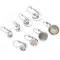 6-12mm Thickened 304 Stainless Steel French Hook Ear Wire Bases For DIY Earring Findings Earrings view 1