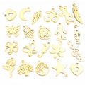 Gold Zinc Alloy Charm Pendant No.144600 for DIY Necklace Bracelet Jewelry Making view 1