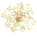 Gold Zinc Alloy Charm Pendant No.144600 for DIY Necklace Bracelet Jewelry Making view 5