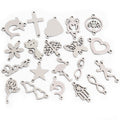 0.3g Gold Zinc Alloy Charm Pendant No.492039 for DIY Necklace Bracelet Jewelry Making view 1