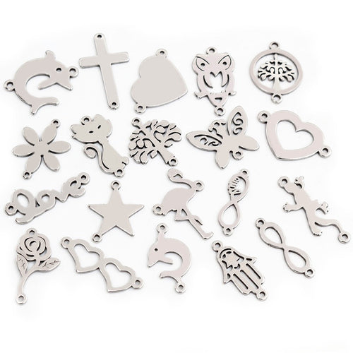 0.3g Gold Zinc Alloy Charm Pendant No.492039 for DIY Necklace Bracelet Jewelry Making