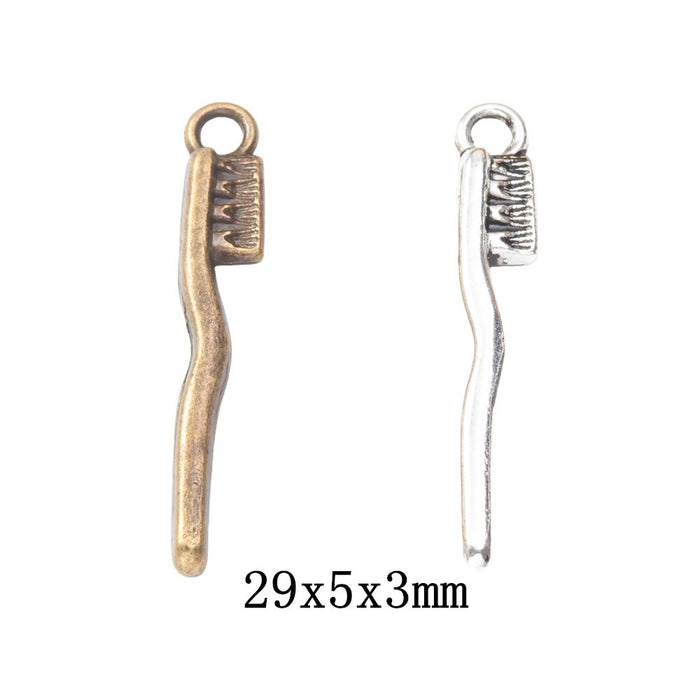 Zinc Alloy Toothpaste Charm Pendant for DIY Necklace Bracelet Jewelry Making
