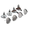 12mm Heart Shape Stainless Steel Stud Earring Posts And Bases For DIY Earring Accessories Stud Earrings view 5