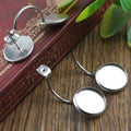 304 Stainless Steel Ear Stud Tray Bases French Leverback Earring Findings For DIY Jewelry Accessories Earrings view 4