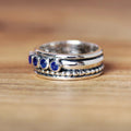 Bohemian Engraved Ring Micro Paved Vintage Men's Index Finger Ring European American Hand Jewelry view 5
