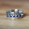 Bohemian Engraved Ring Micro Paved Vintage Men's Index Finger Ring European American Hand Jewelry view 2