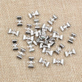 30pcs 12x8mm Stainless Steel Bow Tie Connectors For DIY Necklace Earring Pendant Charms Earrings view 3
