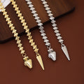 European Simple Snake Splice Collarbone Necklace Summer Minimal Metal Choker Necklace view 3