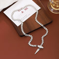 European Simple Snake Splice Collarbone Necklace Summer Minimal Metal Choker Necklace view 4