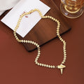 European Simple Snake Splice Collarbone Necklace Summer Minimal Metal Choker Necklace view 1