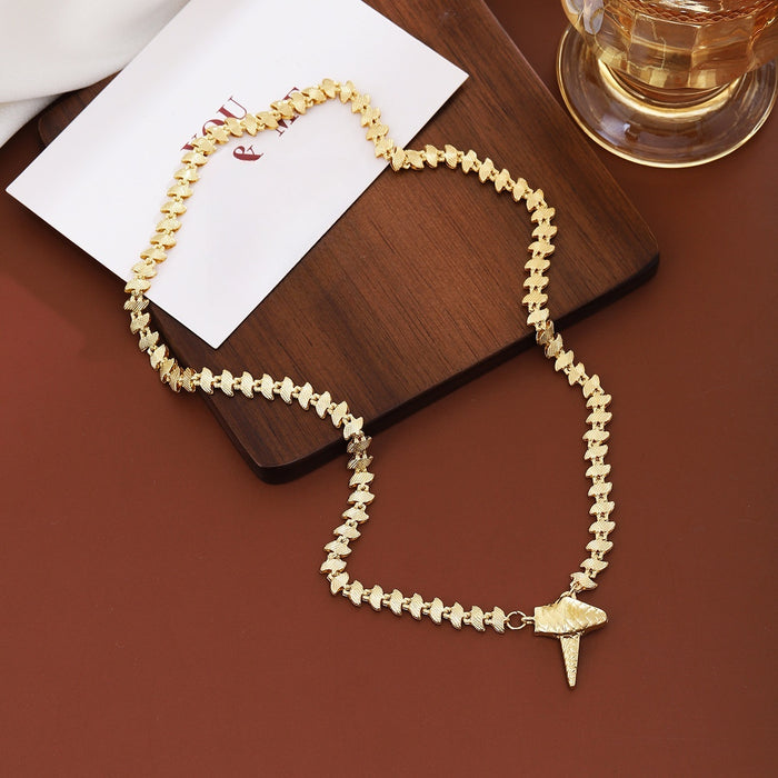 European Simple Snake Splice Collarbone Necklace Summer Minimal Metal Choker Necklace