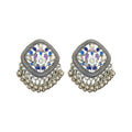 Vintage Ethnic Alloy Phoenix Crescent Tassel Drop Earrings For Women Light Luxury Summer Jewelry view 5