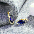 Stylish Design Ear Cuff Earrings With Marquise Glass Inlay, Fashion Versatile Women's Jewelry view 3