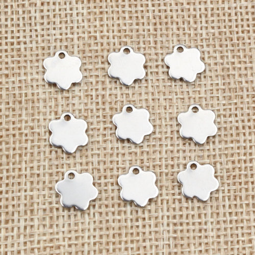 8mm Zinc Alloy Charm Pendant for DIY Necklace Bracelet Jewelry Making