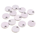 13mm Stainless Steel Small Round Two Piece Pendant Charm For DIY Bracelet Necklace, 1g view 1