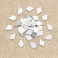 12x8mm Diamond Shape Stainless Steel Small End Pendant For DIY Necklace Bracelet Jewelry Accessories view 2