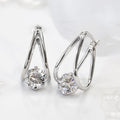 Korean Style Women's Earrings Premium Herringbone U Shaped Ear Cuffs European American Ear Jewelry view 3