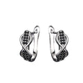 Contrast Color Ear Cuff Earrings, Infinity 8 Line Micro Pave Fashion Ear Jewelry view 5