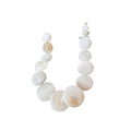 Fresh Shell Geometric Round Line Pendant Necklace For Women Summer Vacation Minimalist Collarbone Jewelry view 5