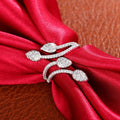 European Light Luxury Floral Bud Ring Plant Flower Design Elegant Celebrity Style Jewelry view 3