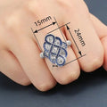 European Vintage Women's Ring Cross Border Fashion Finger Jewelry Direct view 4