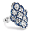 European Vintage Women's Ring Cross Border Fashion Finger Jewelry Direct view 2