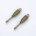 Zinc Alloy Screwdriver Charm Pendant for DIY Necklace Bracelet Jewelry Making view 4