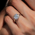 European Minimalist Geometric Round Full Wrap Fashion Ring For Women Cross Border Jewelry view 3