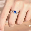 Light Luxury Geometric Flower Double Layer Ring, French Noble Style Fashion Women's Jewelry view 3