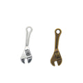 Zinc Alloy Wrench Charm Pendant No.746492 for DIY Necklace Bracelet Jewelry Making view 5