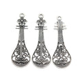 Zinc Alloy Guitar Charm Pendant for DIY Necklace Bracelet Jewelry Making view 4