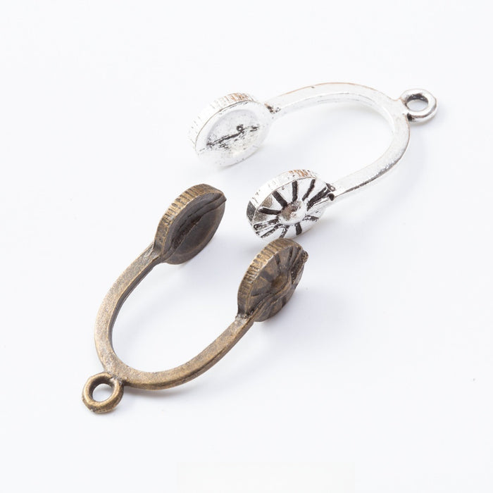 Zinc Alloy Headphones Charm Pendant for DIY Necklace Bracelet Jewelry Making