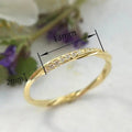 Korean Style Ultra Thin Twist Line Ring For Women, Spiral Braided Minimalist Fashion Jewelry view 4