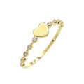 Trendy Heart Ring Simple Summer Korean Japanese Style Fashion Versatile Women's Index Finger Ring view 5