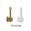 Zinc Alloy Axe Charm Pendant No.272459 for DIY Necklace Bracelet Jewelry Making view 1