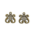 Zinc Alloy Accordion Charm Pendant for DIY Necklace Bracelet Jewelry Making view 4