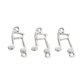 Zinc Alloy Music Note Jewelry Findings Accessories for DIY Jewelry Making view 4