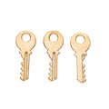 Zinc Alloy Crown Key Charm Pendant for DIY Necklace Bracelet Jewelry Making view 4