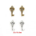 Zinc Alloy Key Charm Pendant No.791573 for DIY Necklace Bracelet Jewelry Making view 1