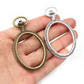 30x40mm 12g Antique Bronze Zinc Alloy Charm Pendant for DIY Necklace Bracelet Jewelry Making view 4