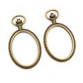 30x40mm 12g Antique Bronze Zinc Alloy Charm Pendant for DIY Necklace Bracelet Jewelry Making view 3