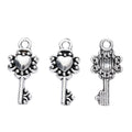 Zinc Alloy Key Charm Pendant No.446866 for DIY Necklace Bracelet Jewelry Making view 3