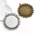 35mm Zinc Alloy Charm Pendant for DIY Necklace Bracelet Jewelry Making view 1