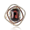 Premium Alloy Rhinestone Square Brooch For Dresses And Shawls view 5