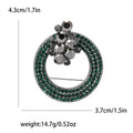 Alloy Rhinestone Wreath Brooch For Dress And Shawl Decoration view 6