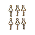 Vintage Alloy Key Charm Pendants DIY Jewelry Accessories For Bracelet Necklace Making view 3